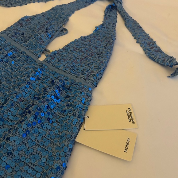 Monday Swimwear crochet sequin dress (size medium) - Picture 2 of 7